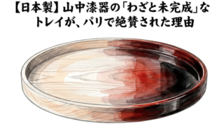 【日本製】山中漆器の「わざと未完成」なトレイが、パリで絶賛された理由