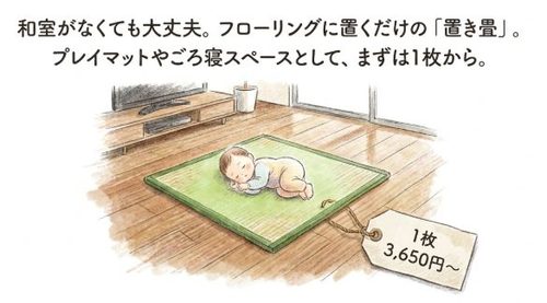 畳を「置く」という選択肢